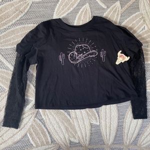 NWT Darling Blue Top, Sz XL